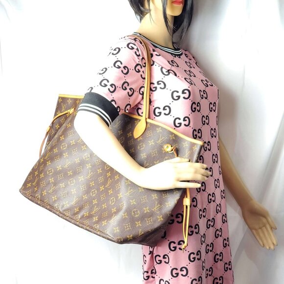 LOUIS VUITTON MONOGRAM NEVERFULL GM TOTE BAG - Picture 14 of 15